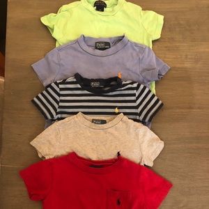 Five Polo T-shirts - 18 Months
